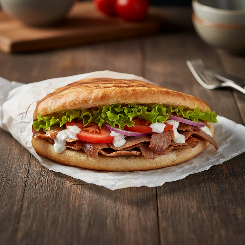 01 — Döner Tasche (Chicken)