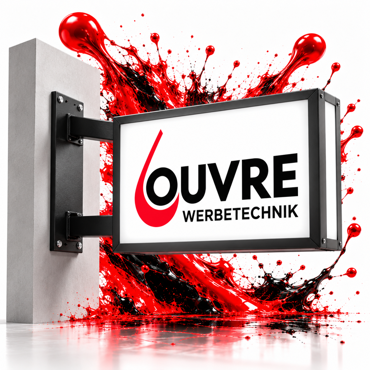 Ausleger / Nasenschilder — Louvre Werbetechnik, Witten-Bommern